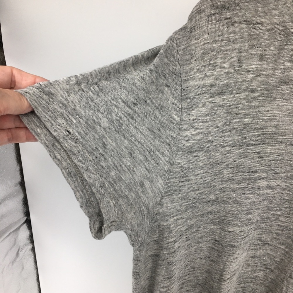 Sandro Gray Short Sleeve Tee - Picture 5 of 9